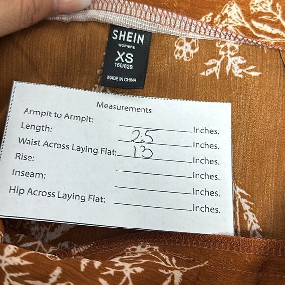 FLORAL FRILL WRAP SKIRT Sz XS Ruffle Hem - Picture 7 of 7